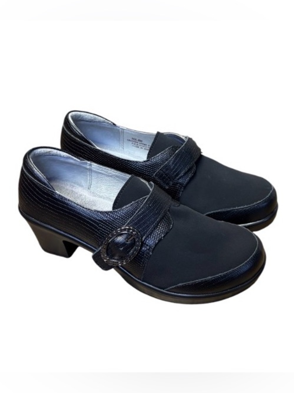 Alegria Holli Spiffy Dream Fit Shoe Heel Women EU 39 US 8.5-9 Black WORN ONCE